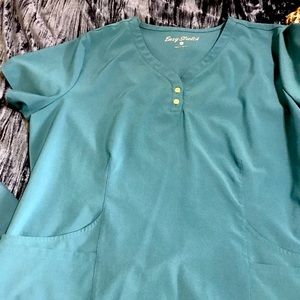 Caribbean Blue Scrub Set